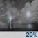 Friday Night: Slight Chance Showers And Thunderstorms