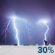 Sunday Night: Chance Showers And Thunderstorms